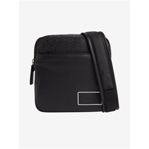 Černá pánská vzorovaná crossbody taška Calvin Klein - Pánské