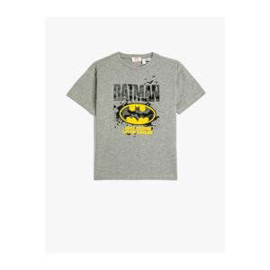 Koton Batman T-Shirt Licensed Short Sleeve Crew Neck