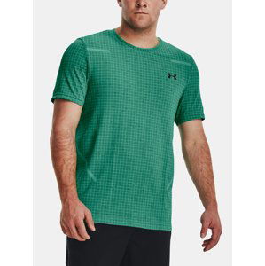 Tričko Under Armour UA Seamless Grid SS-GRN - Pánské