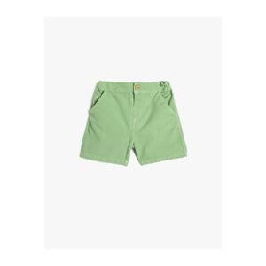 Koton The Shorts Waist Elasticated Basic. Cotton With Pocket.