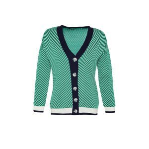 Trendyol Green Wide Fit Knitwear Cardigan