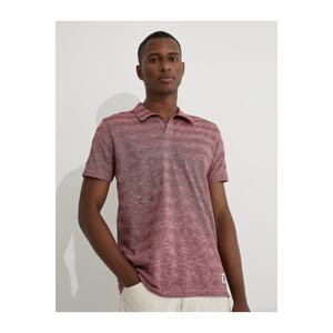 Koton Marked Striped Polo Neck T-Shirt