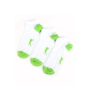 Slazenger Jackie Women's 3 Packs of Socks White / Green