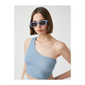 Koton One-Shoulder Crop Singlet