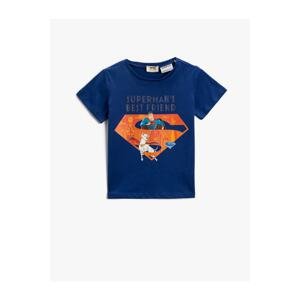 Koton Superman And Krypto Printed T-Shirt Licensed Short Sleeve Cotton