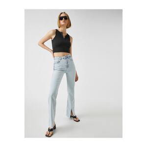 Koton Standard Waist Jeans - Slim Flare Fit Jeans