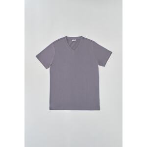 Dagi Anthracite Cotton T-shirt