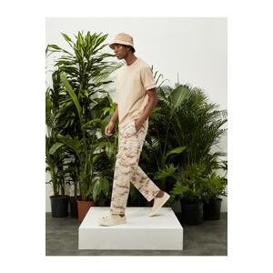 Koton Cargo Pants with Camouflage Print, Pocket Detail, Lace-Up Waist.