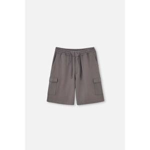 Dagi Gray Cargo Pocket Shorts