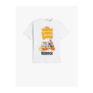 Koton Stone Age T-Shirt Licensed Printed Short Sleeve Cotton