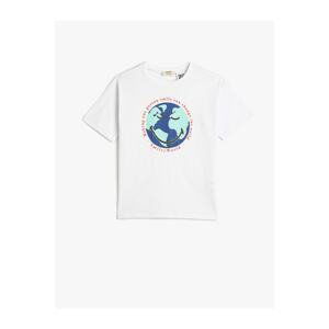 Koton Smileyworld® T-Shirt Licensed Short Sleeve Crew Neck Cotton