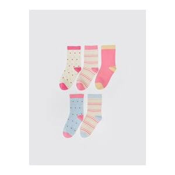 LC Waikiki 5-Piece Patterned Girls' Socks