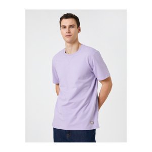 Koton Basic T-Shirt Label Detailed Crew Neck Short Sleeve