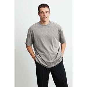 Jett Men's Oversize Fit 100% Cotton Thick Textured Grimelange T-shirt