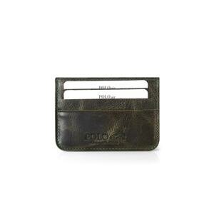 Polo Air In a Leather Green Credit Card Holder Box