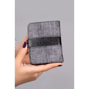 Polo Air Men's Denim Patterned Sports Card Holder Gray
