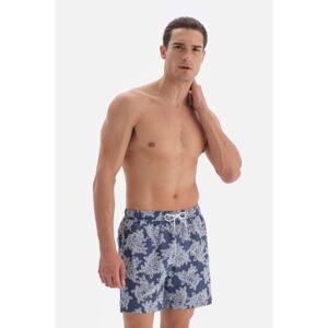 Dagi Indigo Caretta Patterned Medium Swim Shorts