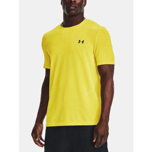 Under Armour Tričko UA Seamless Grid SS-YLW - Pánské