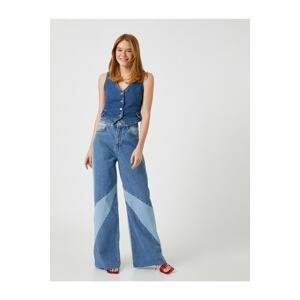 Koton High Waist Jeans Extra Wide Leg - Bianca Jeans