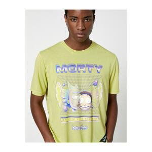 Koton Rick And Morty T-Shirt Crew Neck Licensed Printed