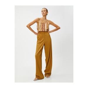 Koton Palazzo Trousers Lyocell Blended