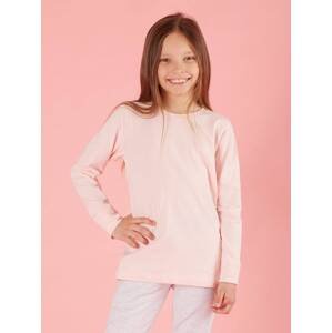 Girls' blouse basic pink