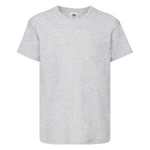 Grey T-shirt for Children Original Fruit of the Loom