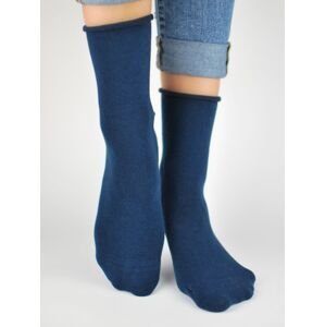 NOVITI Woman's Socks SB014-W-03 Navy Blue