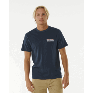 Tričko Rip Curl SURF REVIVAL REPEATER TEE Dark Navy