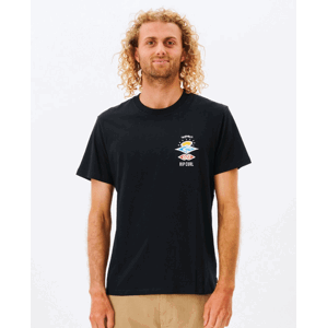 Tričko Rip Curl SEARCH ICON TEE Black