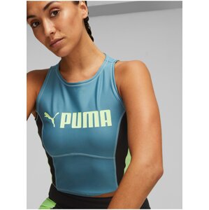 Modrý dámský sportovní top Puma Fit Eversculpt - Dámské