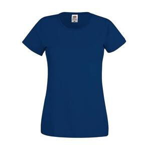 Navy Women's T-shirt Lady fit Original Fruit of the Loom