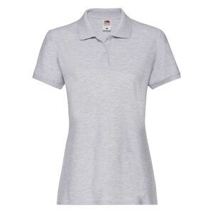 Grey Polo Fruit of the Loom Women's T-shirt