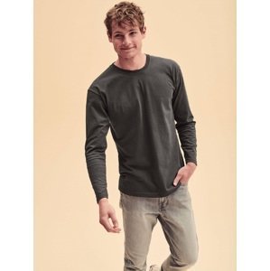 Valueweight Graphite Long Sleeve Fruit of the Loom