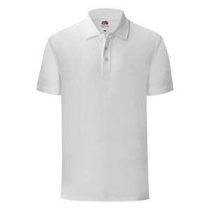 White Men's T-shirt Iconic Polo 6304400 Friut of the Loom