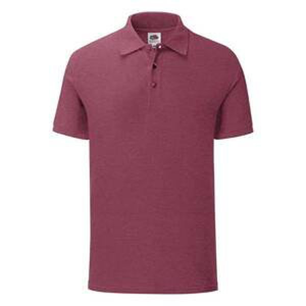 Burgundy Men's Iconic Polo 6304400 Friut of the Loom