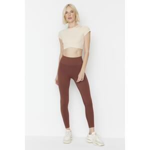 Jerf Lily - Brown High Waist Consolidating Leggings