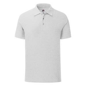 Light grey men's shirt Iconic Polo Friut of the Loom