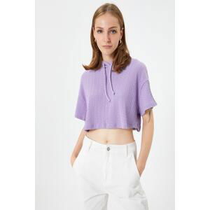 Koton Women's Lilac T-Shirt