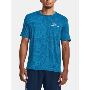 Under Armour Tričko UA Rush Energy Print SS-BLU - Pánské