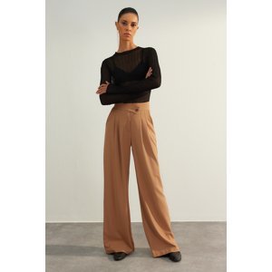 Trendyol Camel Limited Edition Wide Leg Trousers