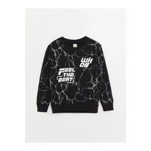 LC Waikiki Crew Neck Printed Long Sleeve Boys' Sweatshirt.