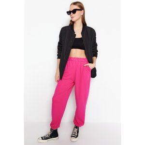 Trendyol Fuchsia Balloon Jogger Thick Knitted Sweatpants