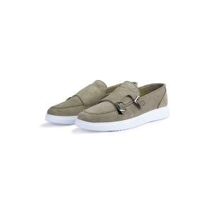 Ducavelli Airy Men's Casual Shoes From Genuine Leather and Suede, Suede Loafers, Summer Shoes Sand Beige.