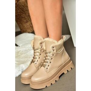 Fox Shoes R250008009 Women's Skinny Boots With Thick Soles