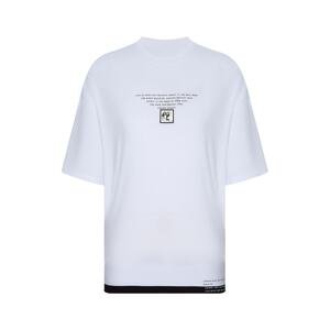 XHAN White Rib Detail Oversized T-shirt 2xe2-45950-01
