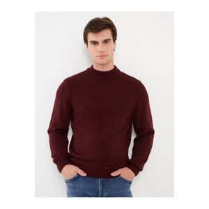 LC Waikiki Half Turtleneck Long Sleeve Men's Knitwear Sweater