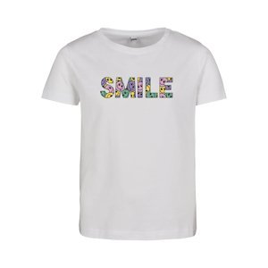 Dětské tričko s krátkým rukávem Colorful Smile bílé