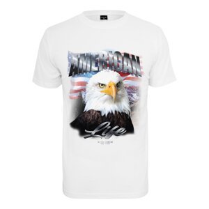 Bílé tričko American Life Eagle