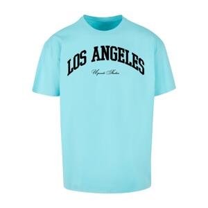 L.A. College Oversize tričko berylblue